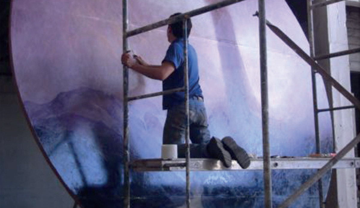 Mural Iglesia Fundacion ABC,
Guaranda, Ecuador